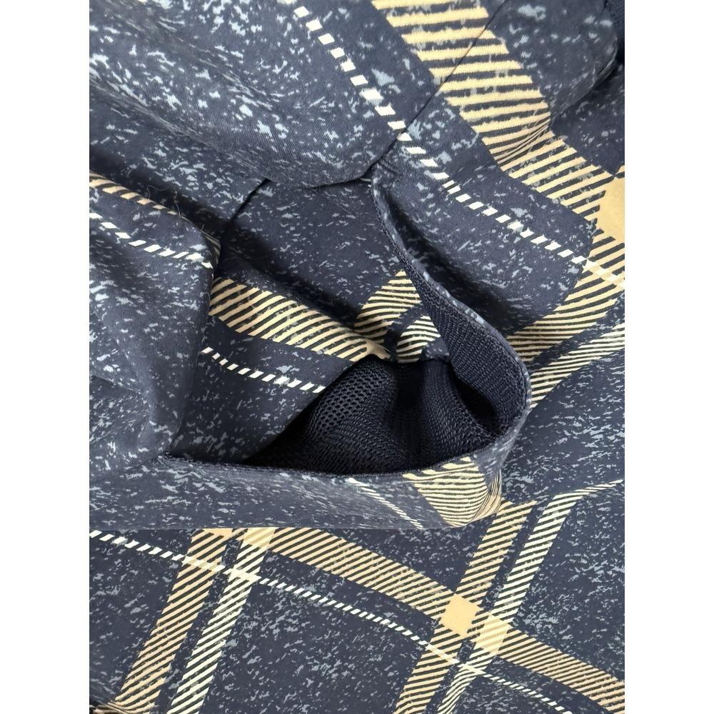 Boca Classic Mens Pullover Golf Jacket XL XLarge Plaid Blue Beige NWT - Picture 5 of 5